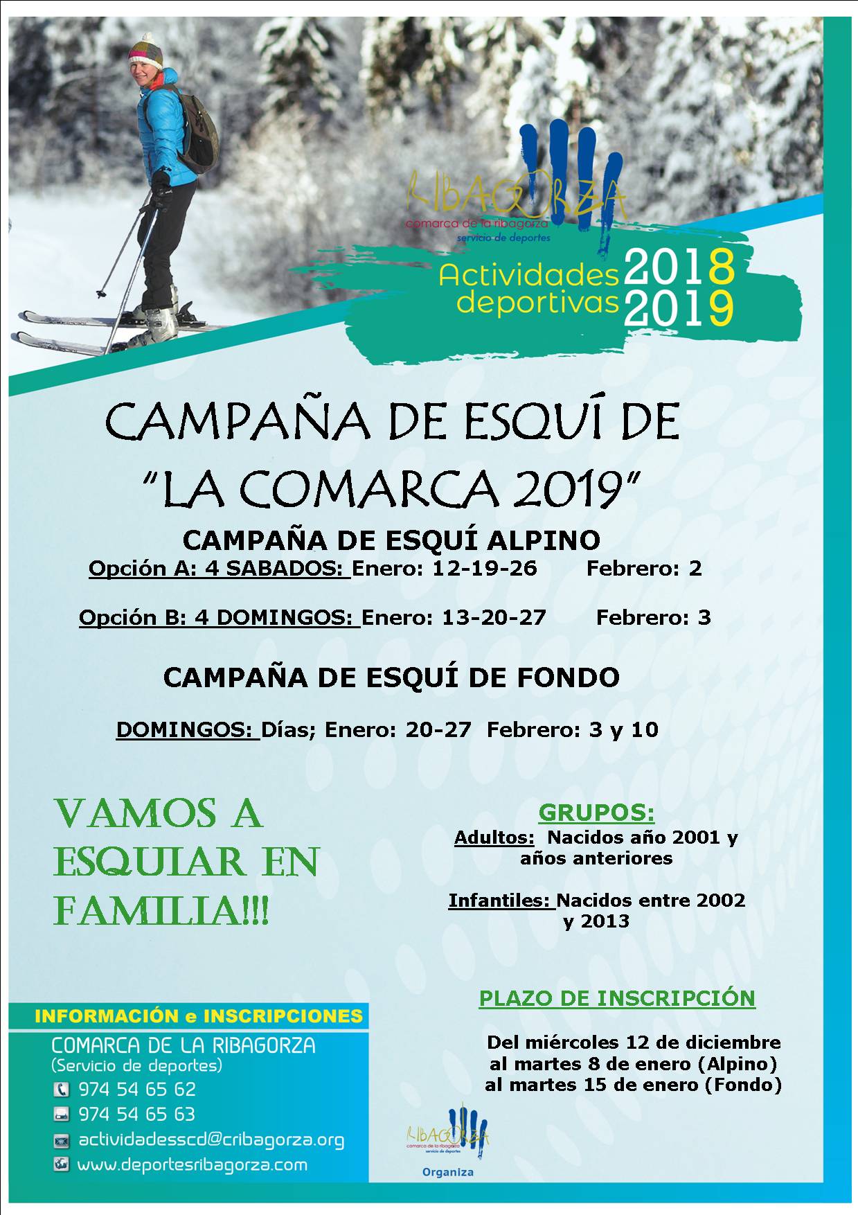 CAMPAÑA DE ESQUÍ "COMARCA DE LA RIBAGORZA" 2019 